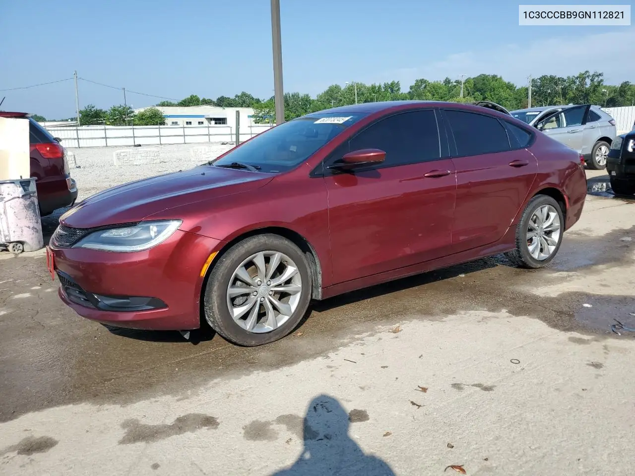 2016 Chrysler 200 S VIN: 1C3CCCBB9GN112821 Lot: 62073245