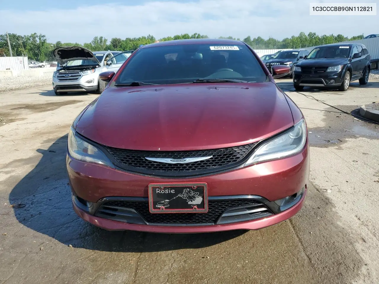 2016 Chrysler 200 S VIN: 1C3CCCBB9GN112821 Lot: 62073245