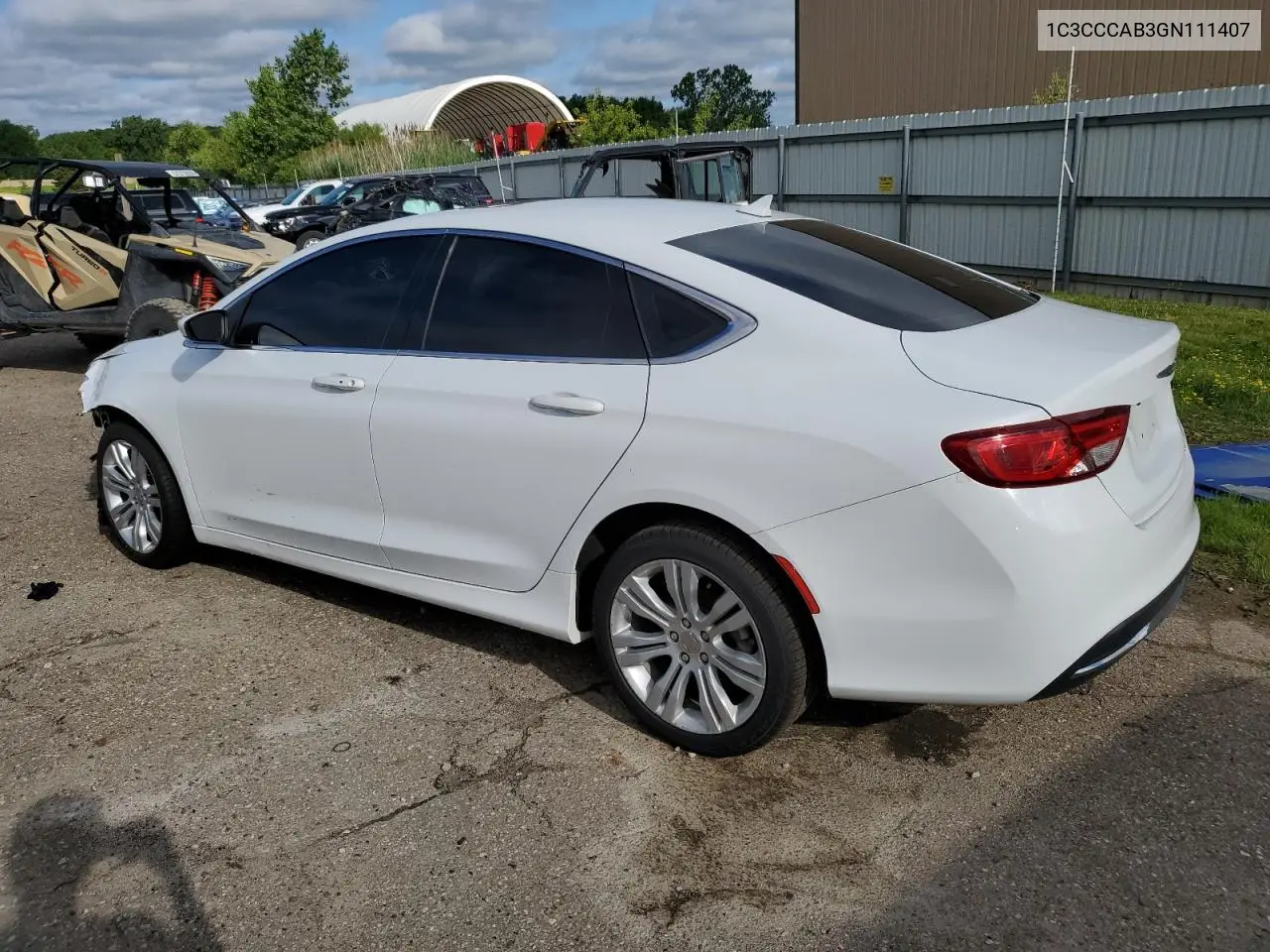 2016 Chrysler 200 Limited VIN: 1C3CCCAB3GN111407 Lot: 62397195
