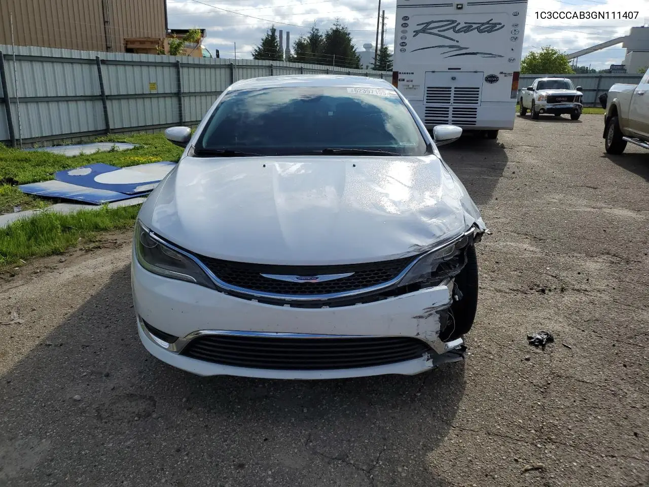 2016 Chrysler 200 Limited VIN: 1C3CCCAB3GN111407 Lot: 62397195