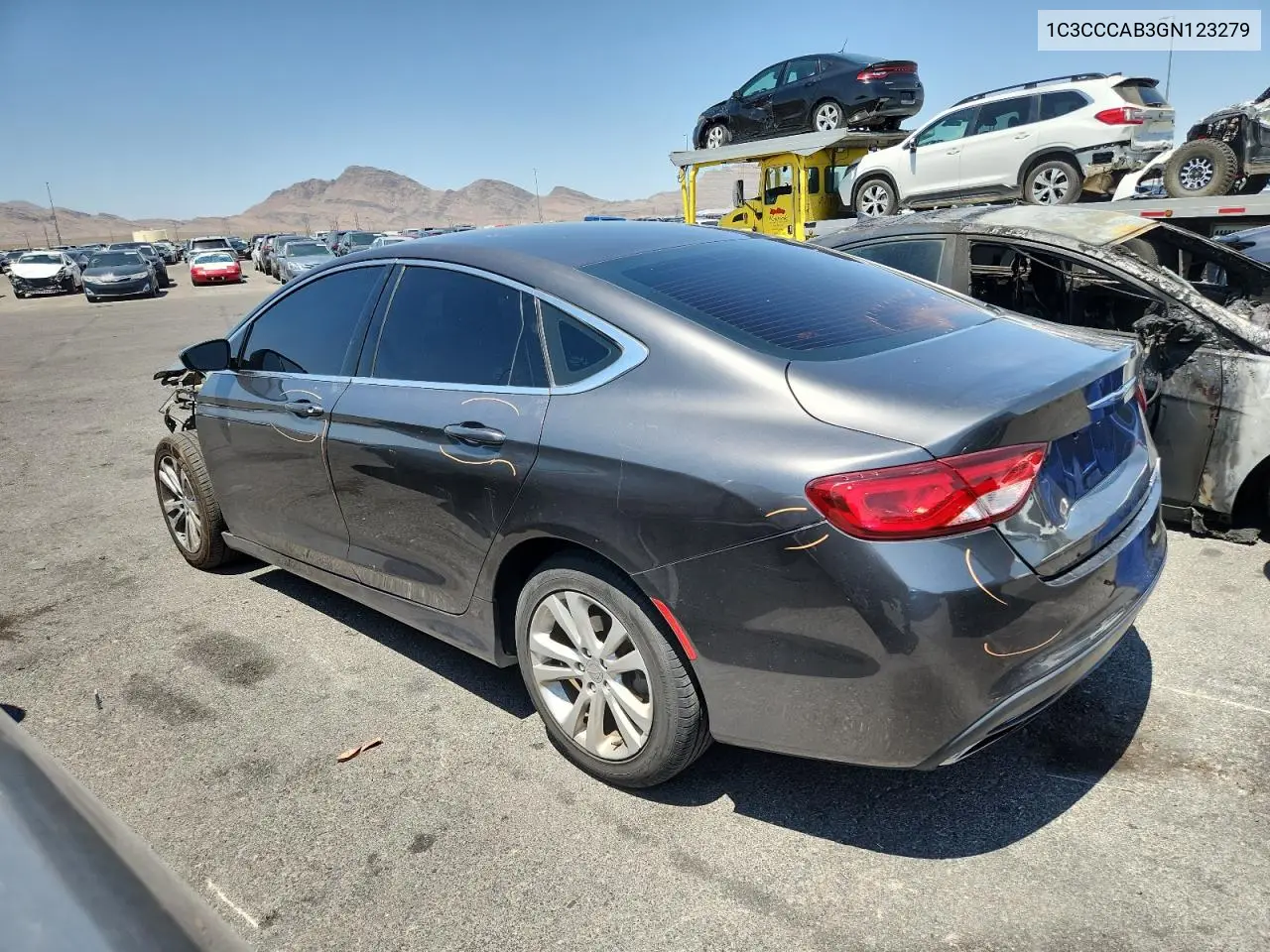 2016 Chrysler 200 Limited VIN: 1C3CCCAB3GN123279 Lot: 62549675