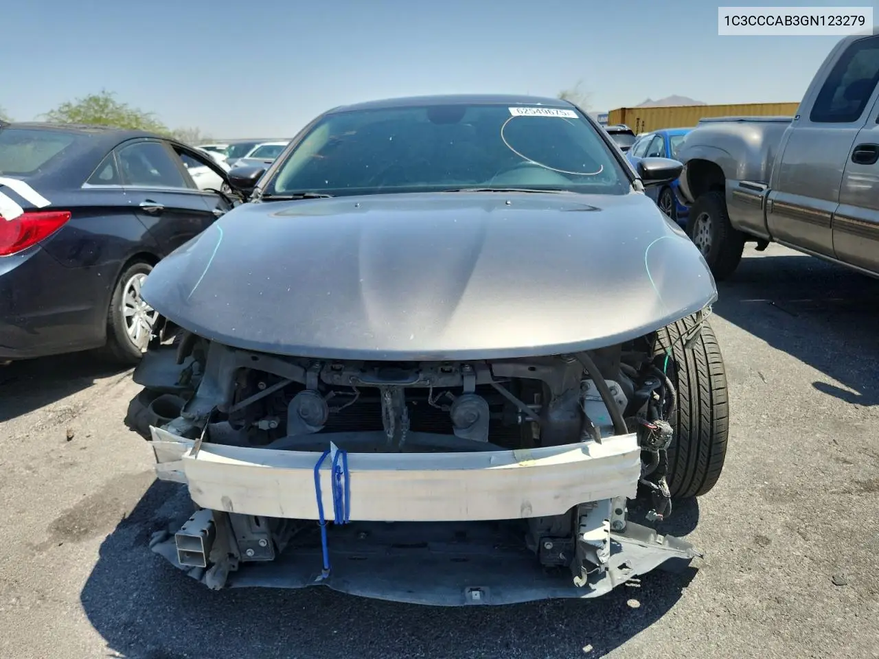 2016 Chrysler 200 Limited VIN: 1C3CCCAB3GN123279 Lot: 62549675
