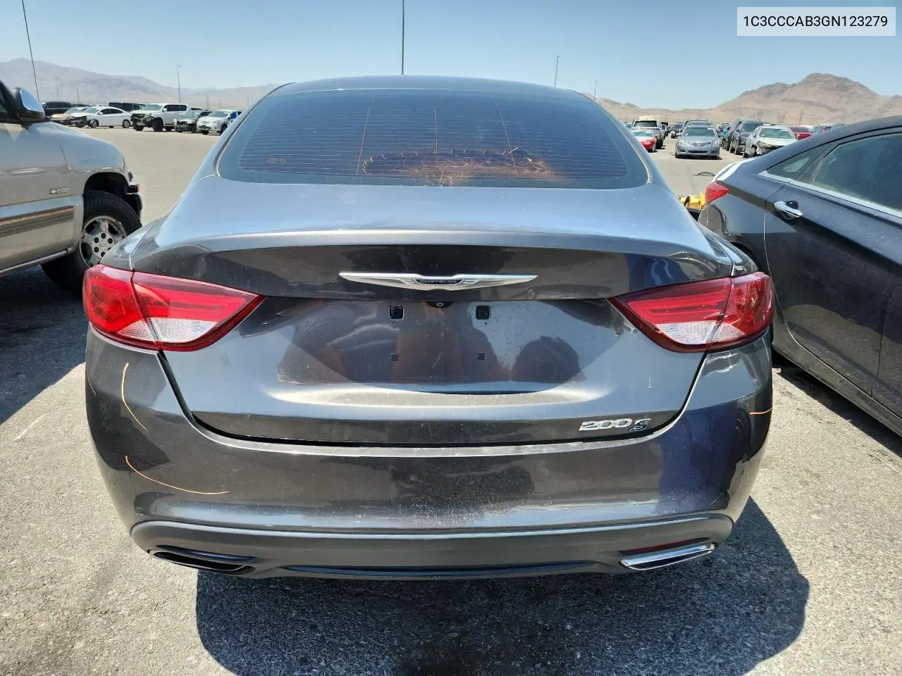 2016 Chrysler 200 Limited VIN: 1C3CCCAB3GN123279 Lot: 62549675