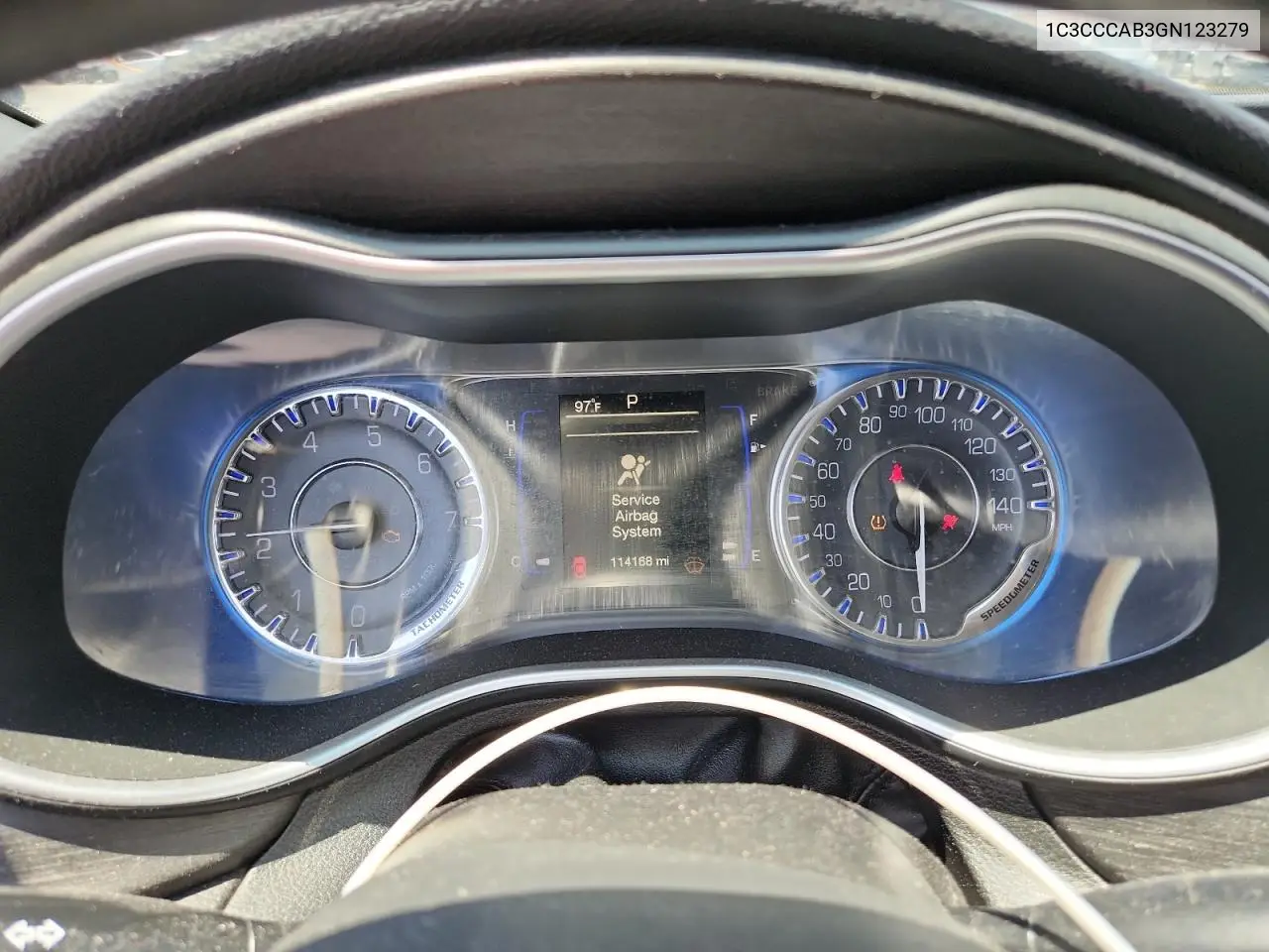 2016 Chrysler 200 Limited VIN: 1C3CCCAB3GN123279 Lot: 62549675