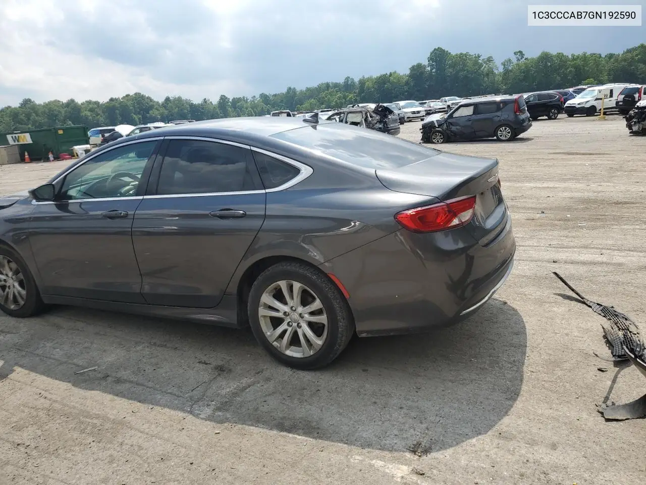 2016 Chrysler 200 Limited VIN: 1C3CCCAB7GN192590 Lot: 62564505