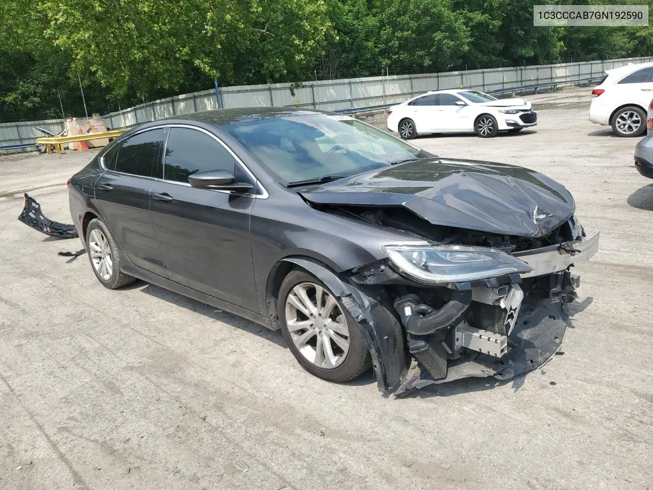 2016 Chrysler 200 Limited VIN: 1C3CCCAB7GN192590 Lot: 62564505