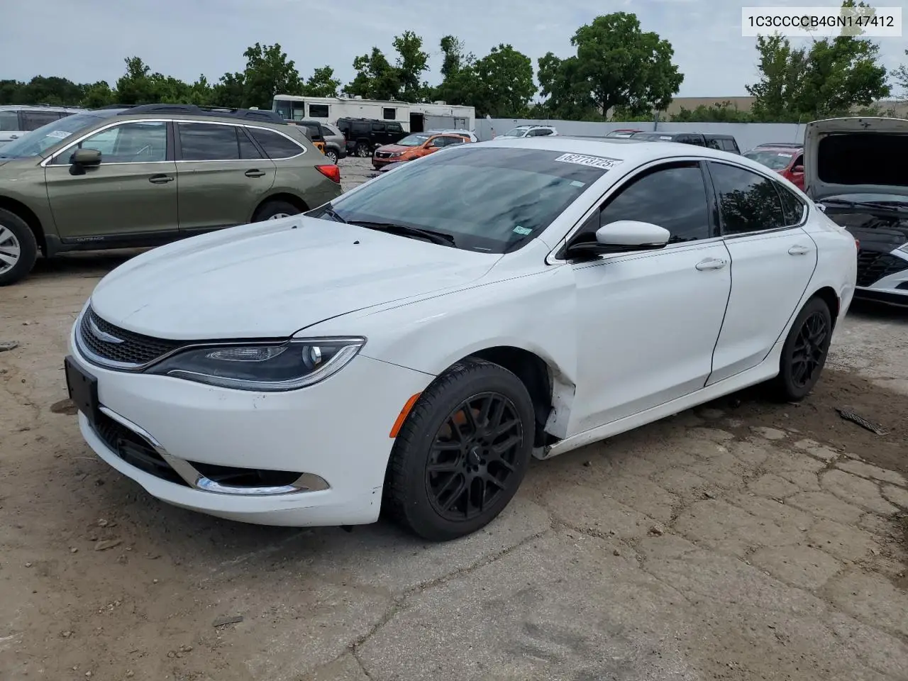 2016 Chrysler 200 C VIN: 1C3CCCCB4GN147412 Lot: 62773725
