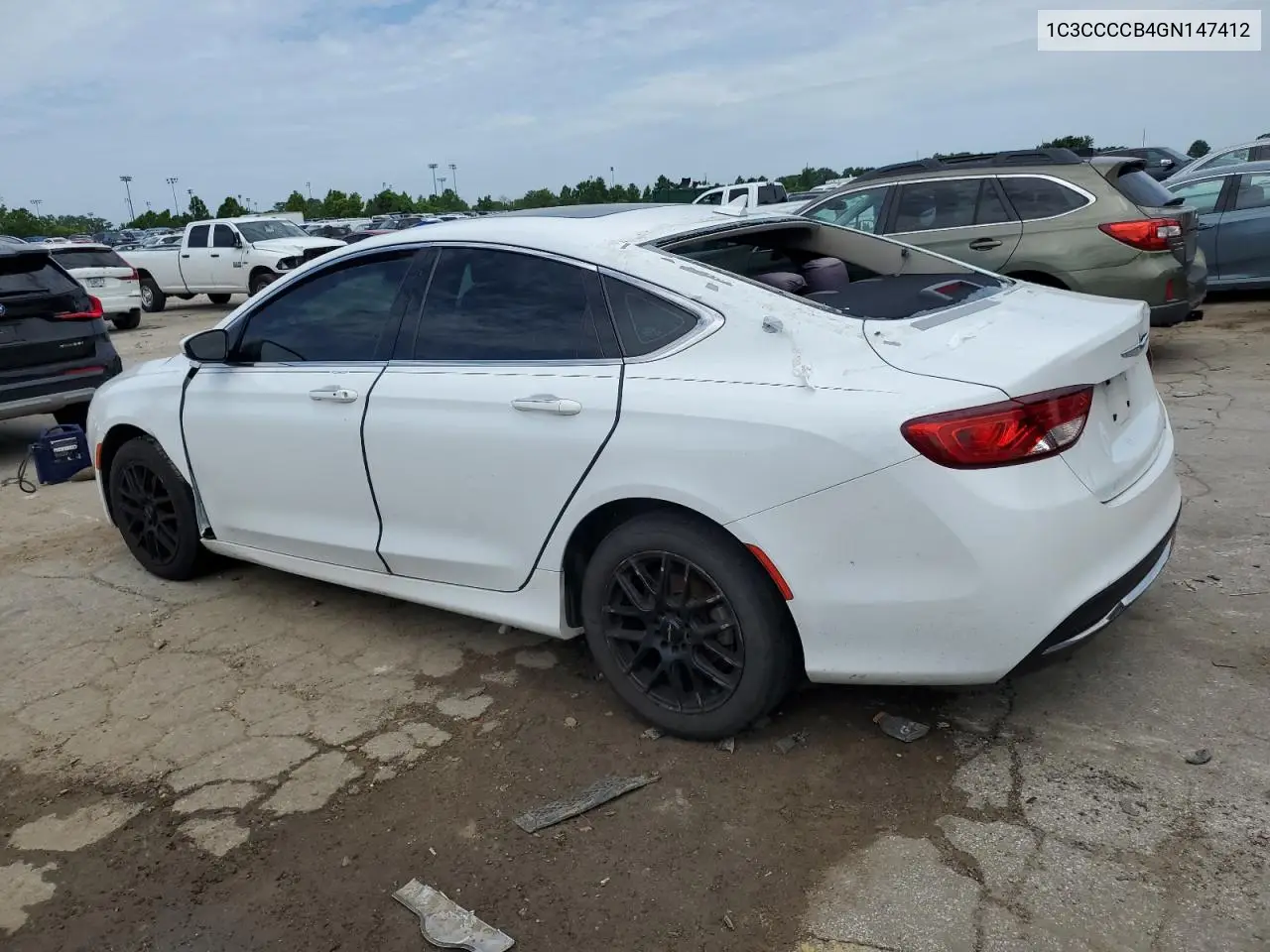 2016 Chrysler 200 C VIN: 1C3CCCCB4GN147412 Lot: 62773725