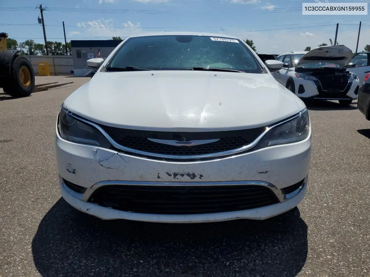 2016 Chrysler 200 Limited VIN: 1C3CCCABXGN159955 Lot: 62780225