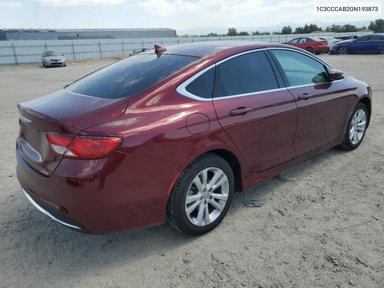 1c3cccab2gn193873 1C3CCCAB2GN193873 2016 Chrysler 200 Limited