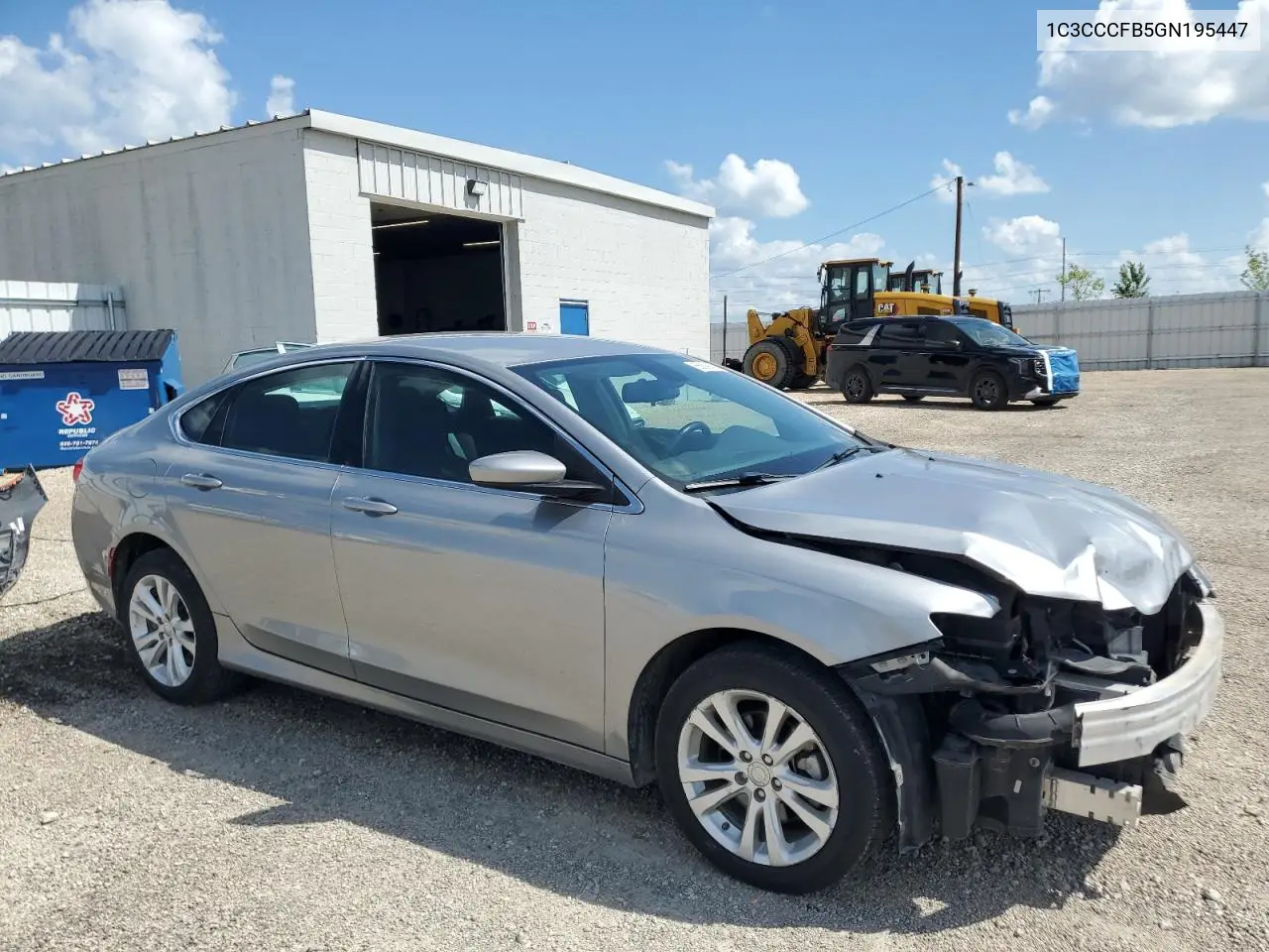 2016 Chrysler 200 Lx VIN: 1C3CCCFB5GN195447 Lot: 65009855