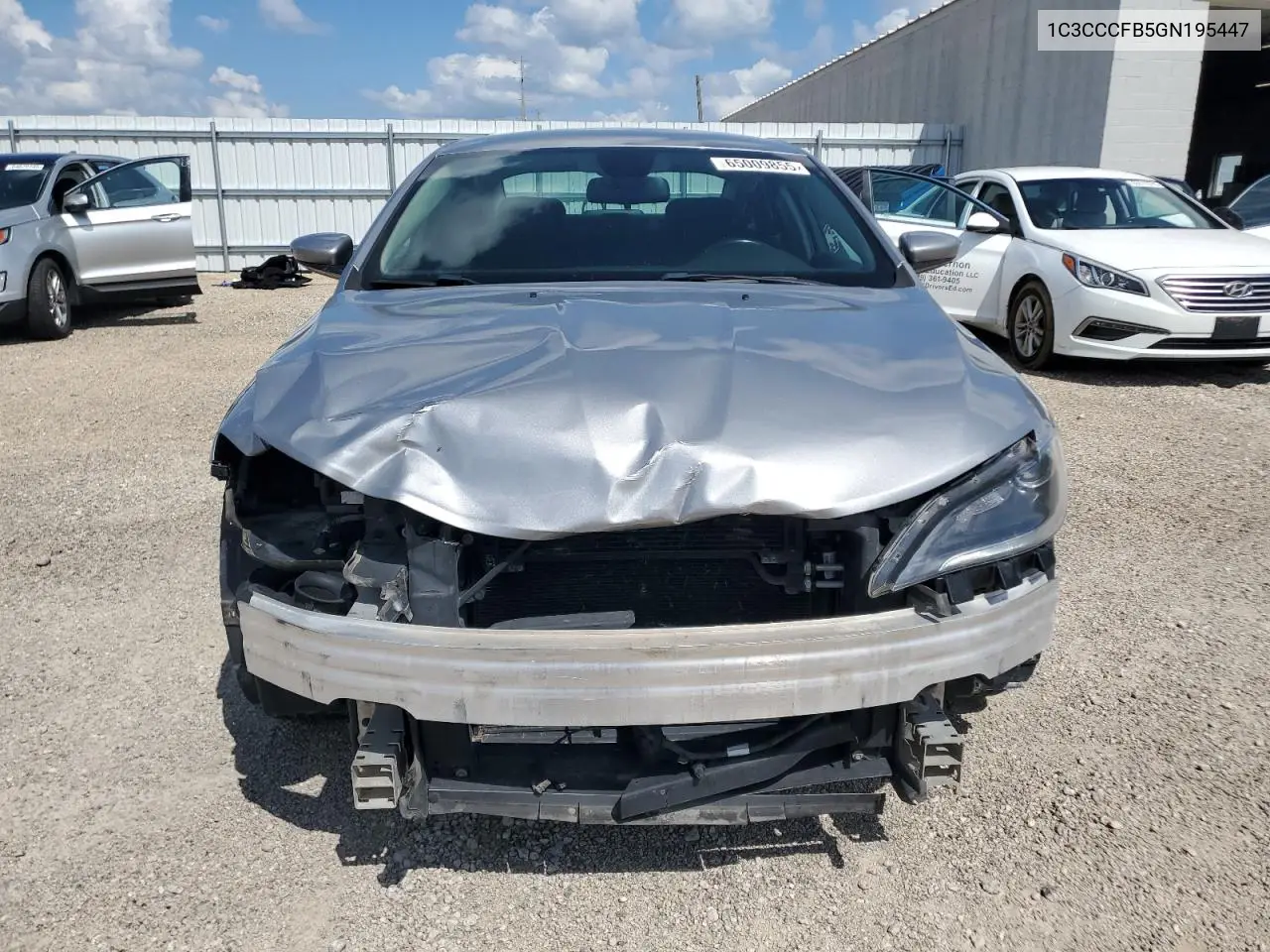 2016 Chrysler 200 Lx VIN: 1C3CCCFB5GN195447 Lot: 65009855