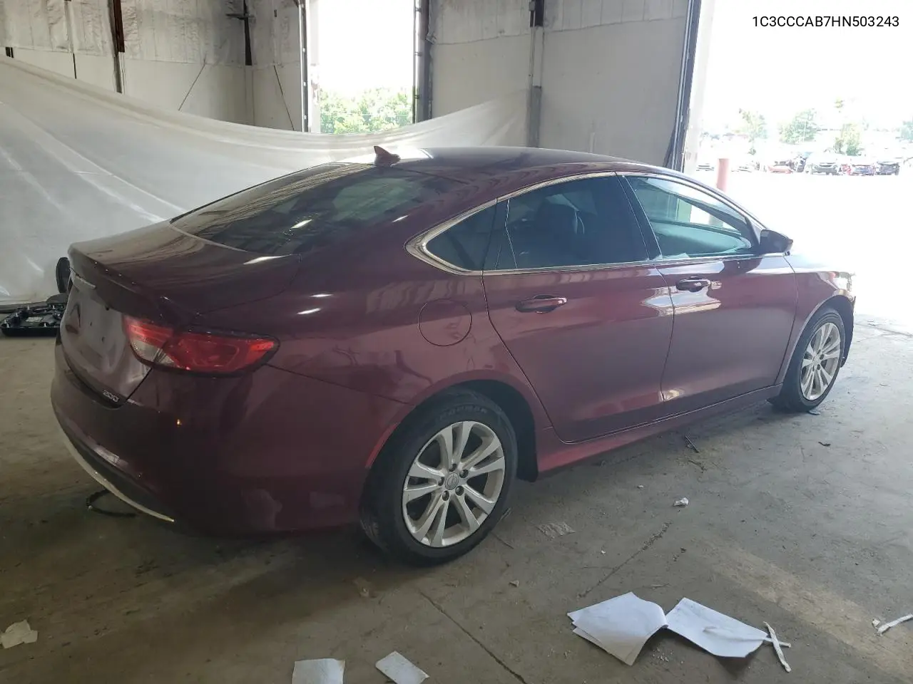2017 Chrysler 200 Limited VIN: 1C3CCCAB7HN503243 Lot: 62311105