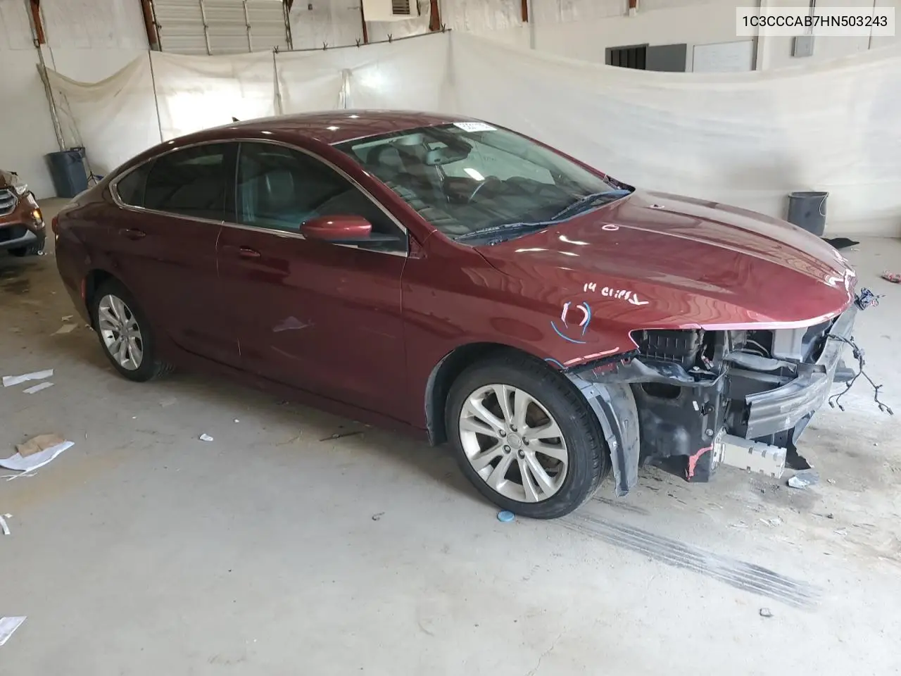 2017 Chrysler 200 Limited VIN: 1C3CCCAB7HN503243 Lot: 62311105