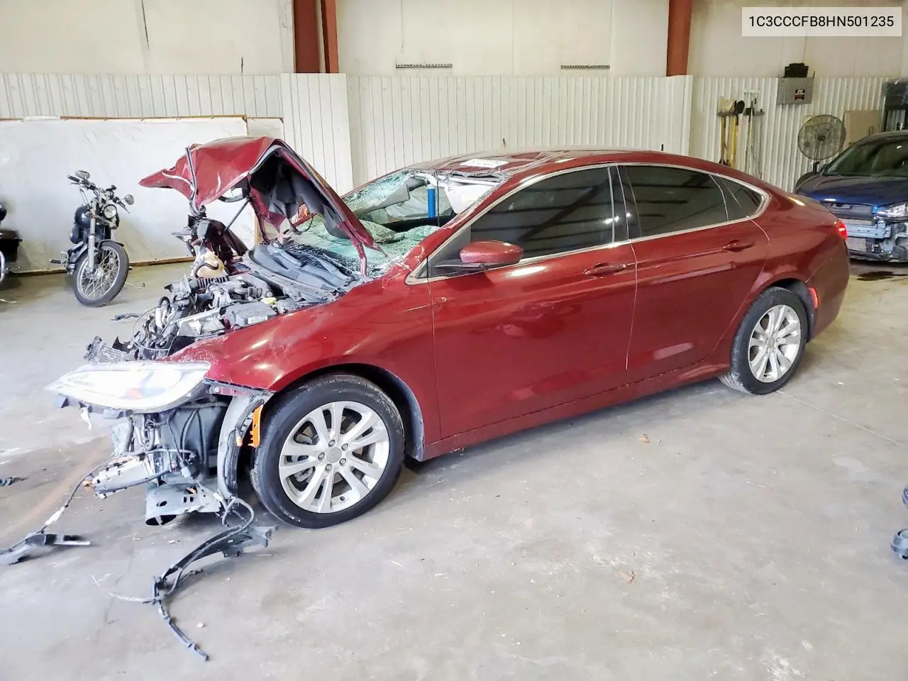 2017 Chrysler 200 Lx VIN: 1C3CCCFB8HN501235 Lot: 62727225