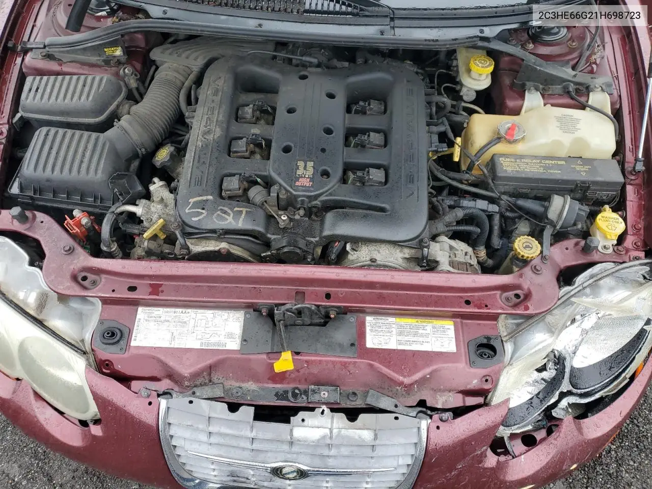 2001 Chrysler 300M VIN: 2C3HE66G21H698723 Lot: 60825375