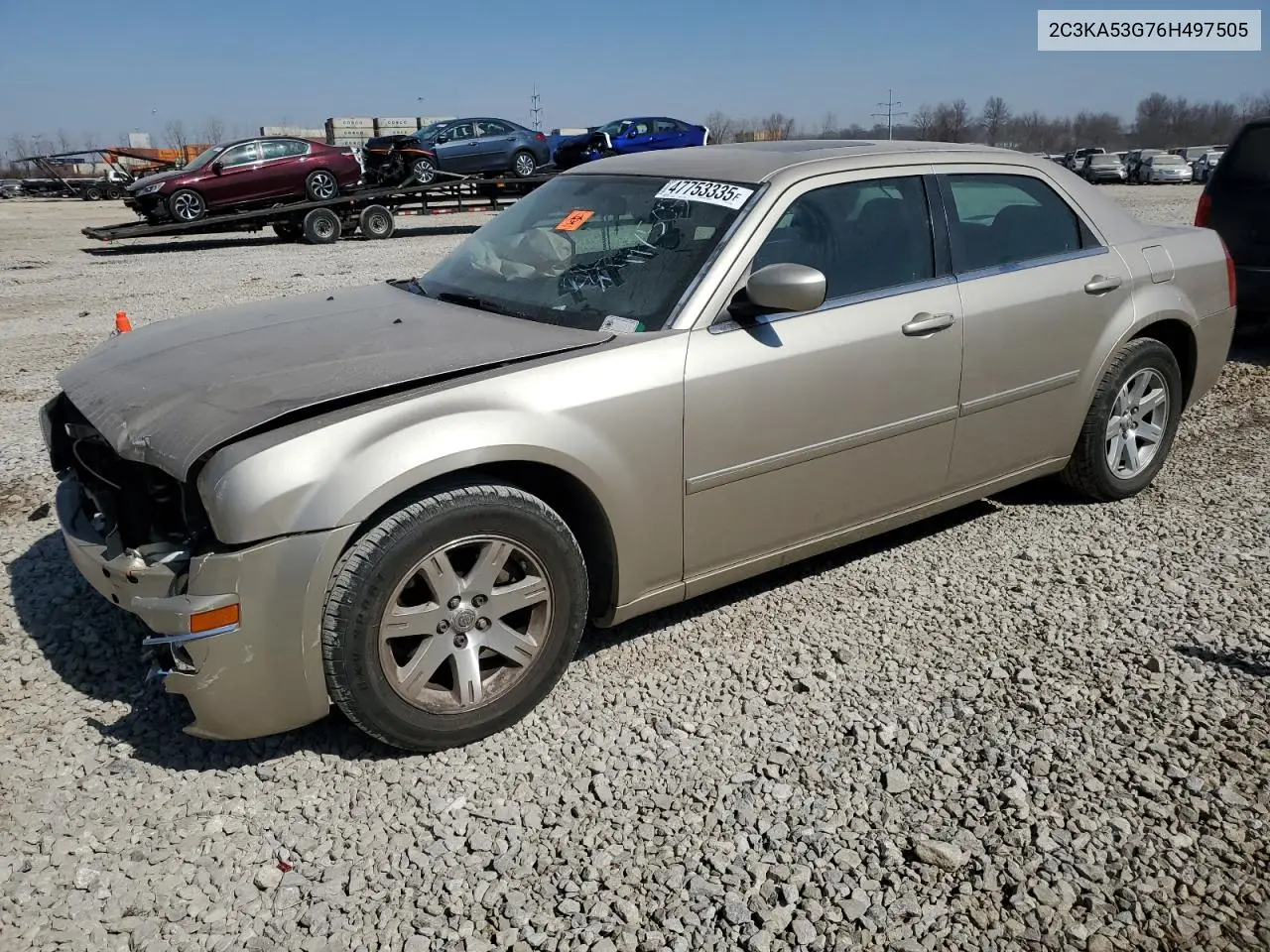 2006 Chrysler 300 Touring VIN: 2C3KA53G76H497505 Lot: 47753335