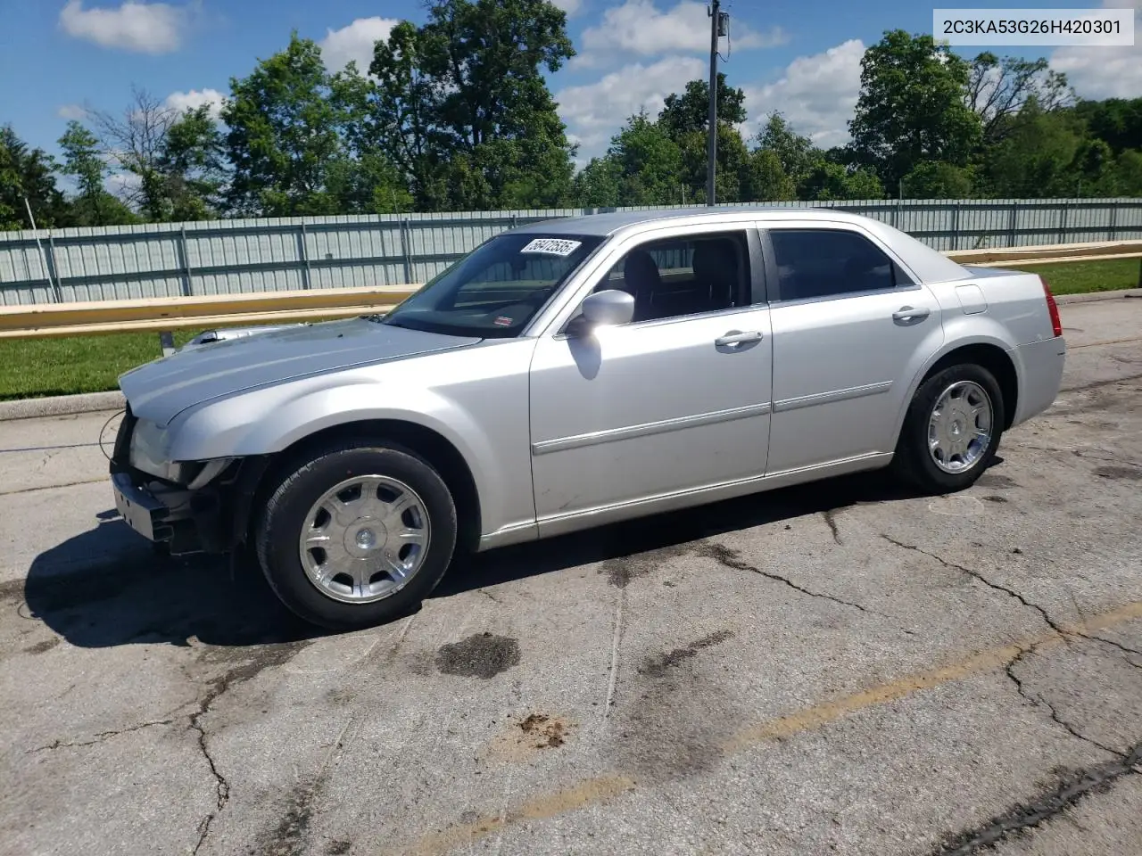 2006 Chrysler 300 Touring VIN: 2C3KA53G26H420301 Lot: 56472535