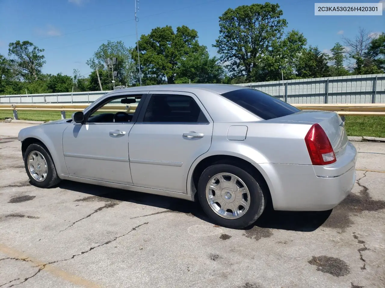 2006 Chrysler 300 Touring VIN: 2C3KA53G26H420301 Lot: 56472535
