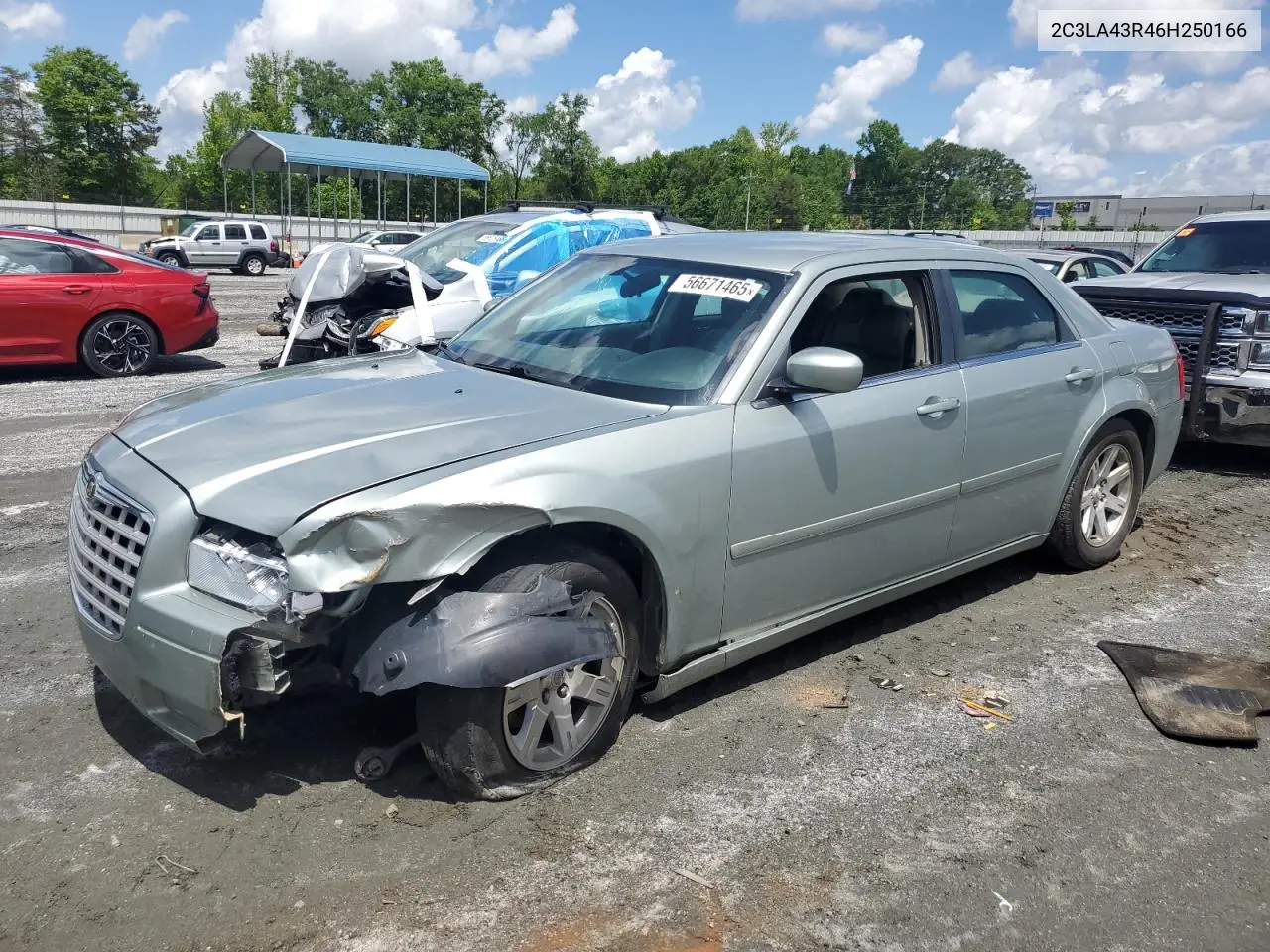 2006 Chrysler 300 VIN: 2C3LA43R46H250166 Lot: 56671465