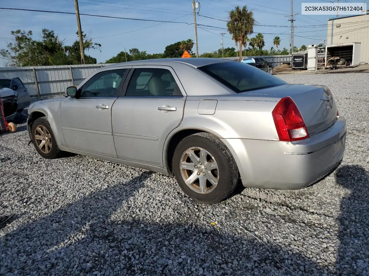 2007 Chrysler 300 Touring VIN: 2C3KA53G67H612404 Lot: 65717415