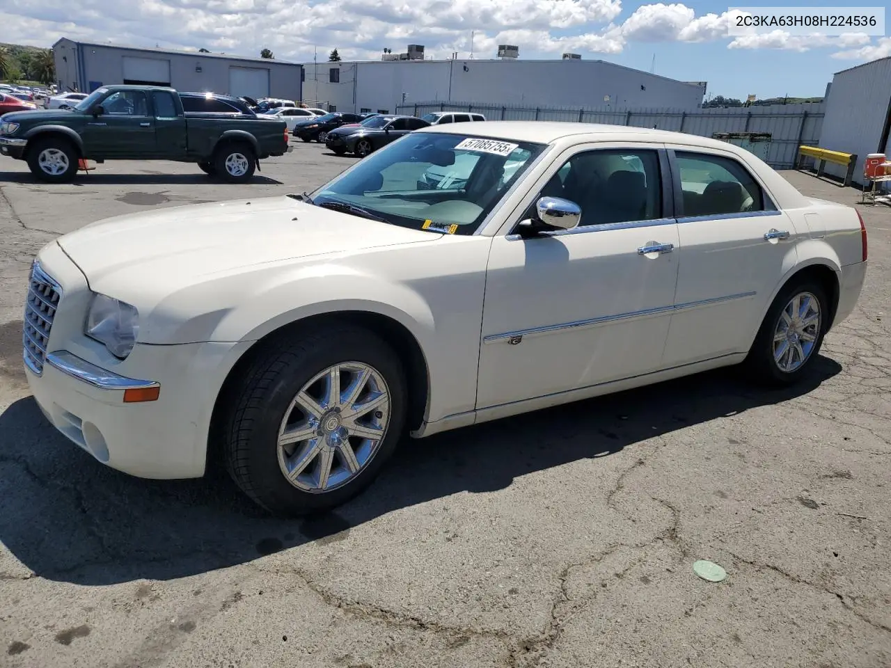 2008 Chrysler 300C VIN: 2C3KA63H08H224536 Lot: 57085755