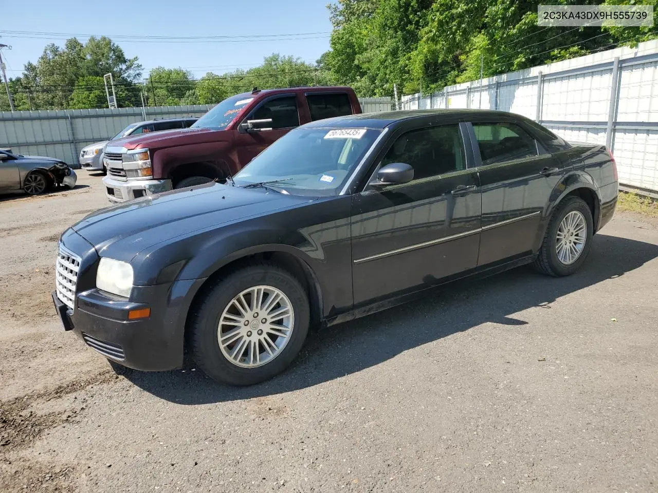 2009 Chrysler 300 Lx VIN: 2C3KA43DX9H555739 Lot: 56765435