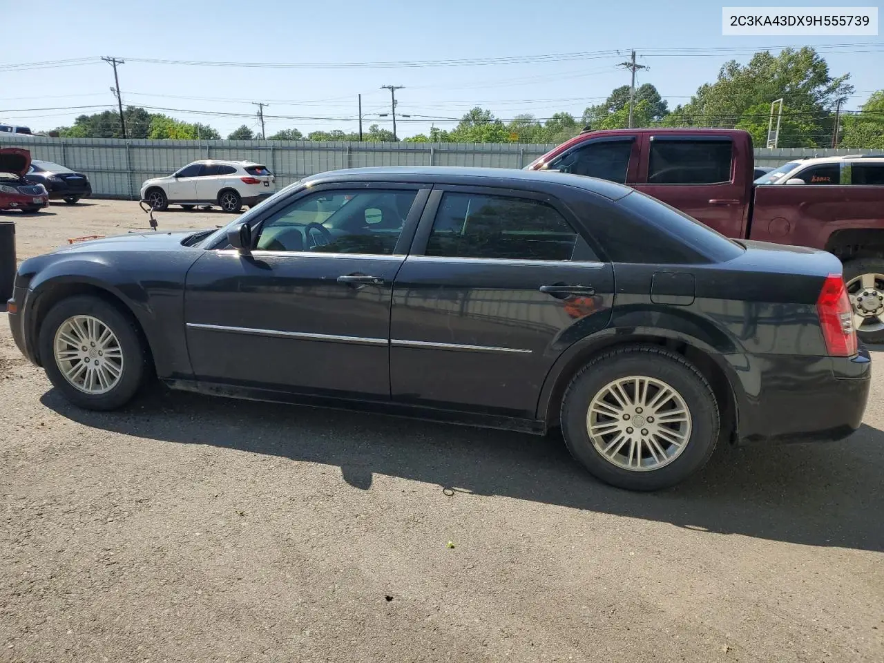 2009 Chrysler 300 Lx VIN: 2C3KA43DX9H555739 Lot: 56765435