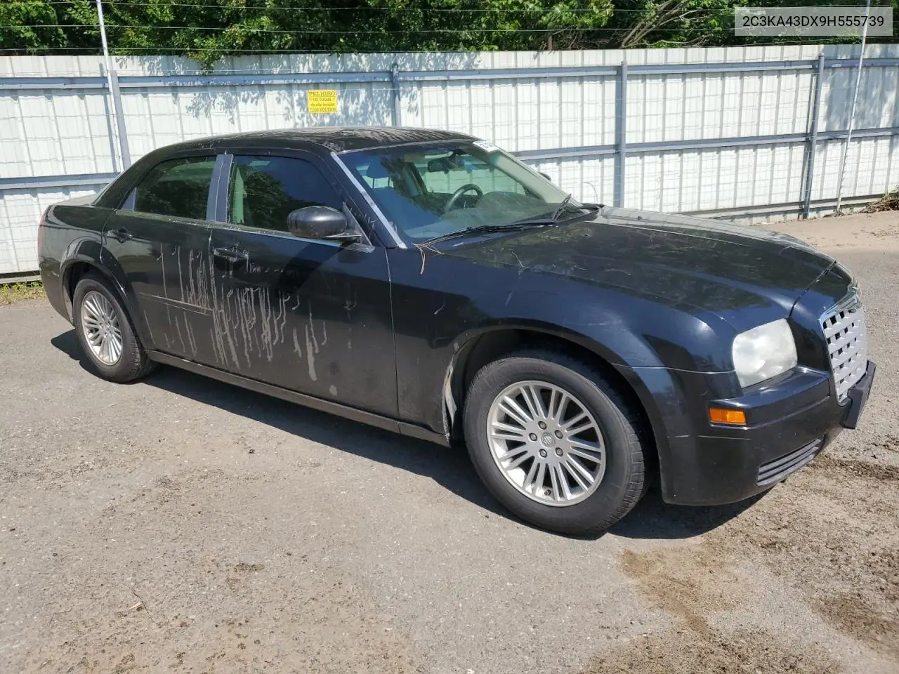 2009 Chrysler 300 Lx VIN: 2C3KA43DX9H555739 Lot: 56765435