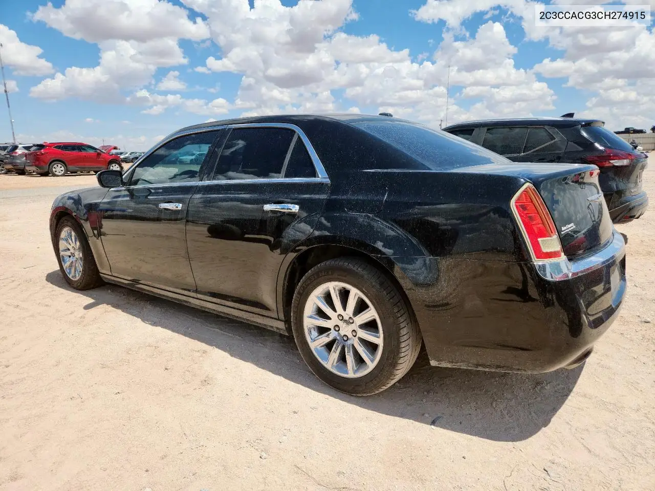 2012 Chrysler 300 Limited VIN: 2C3CCACG3CH274915 Lot: 62682305