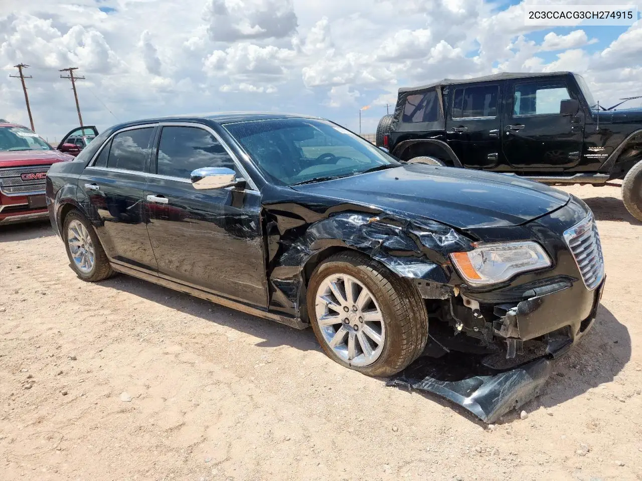 2012 Chrysler 300 Limited VIN: 2C3CCACG3CH274915 Lot: 62682305
