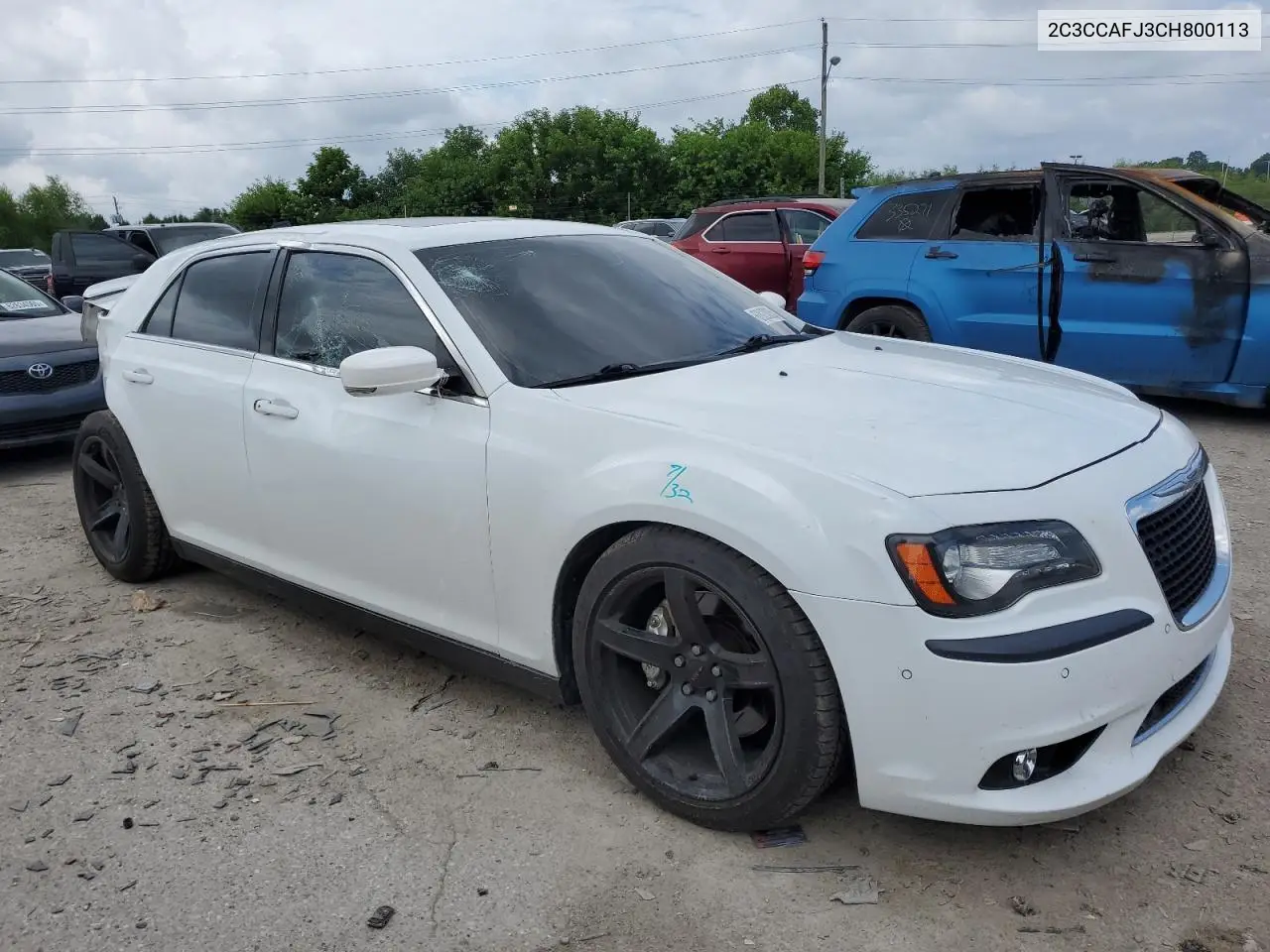 2012 Chrysler 300 Srt-8 VIN: 2C3CCAFJ3CH800113 Lot: 62823025