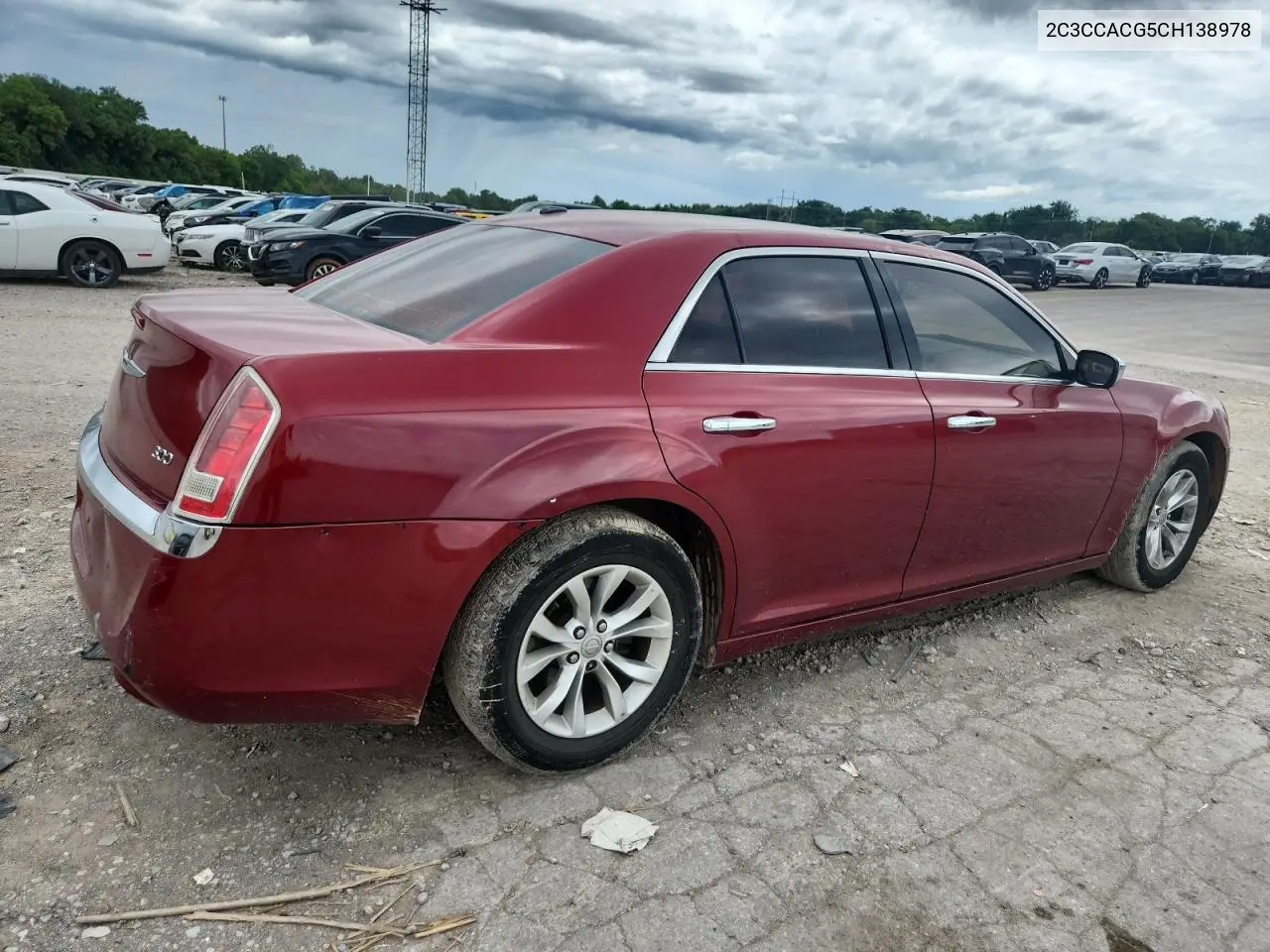 2012 Chrysler 300 Limited VIN: 2C3CCACG5CH138978 Lot: 63073735