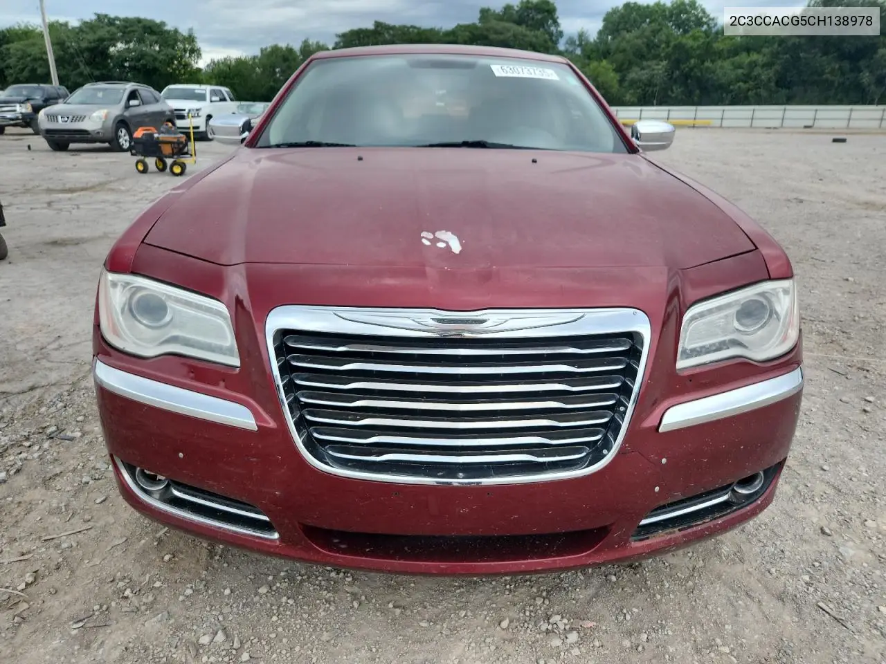 2012 Chrysler 300 Limited VIN: 2C3CCACG5CH138978 Lot: 63073735