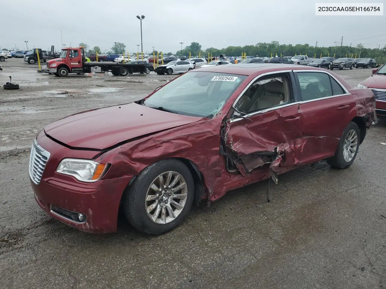 2014 Chrysler 300 VIN: 2C3CCAAG5EH166754 Lot: 57692545