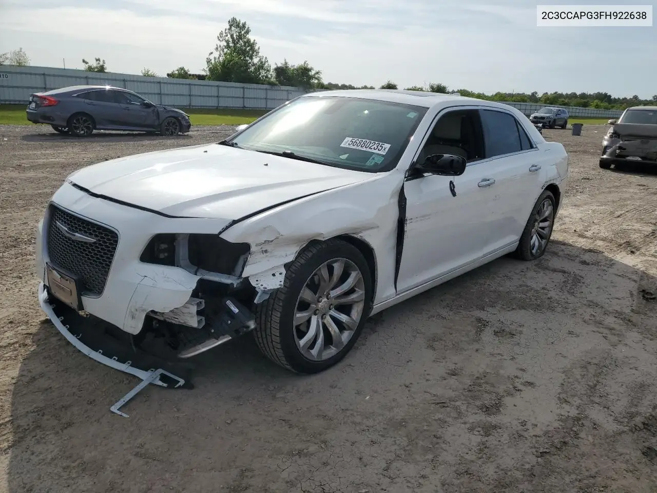 2015 Chrysler 300C Platinum VIN: 2C3CCAPG3FH922638 Lot: 56880235