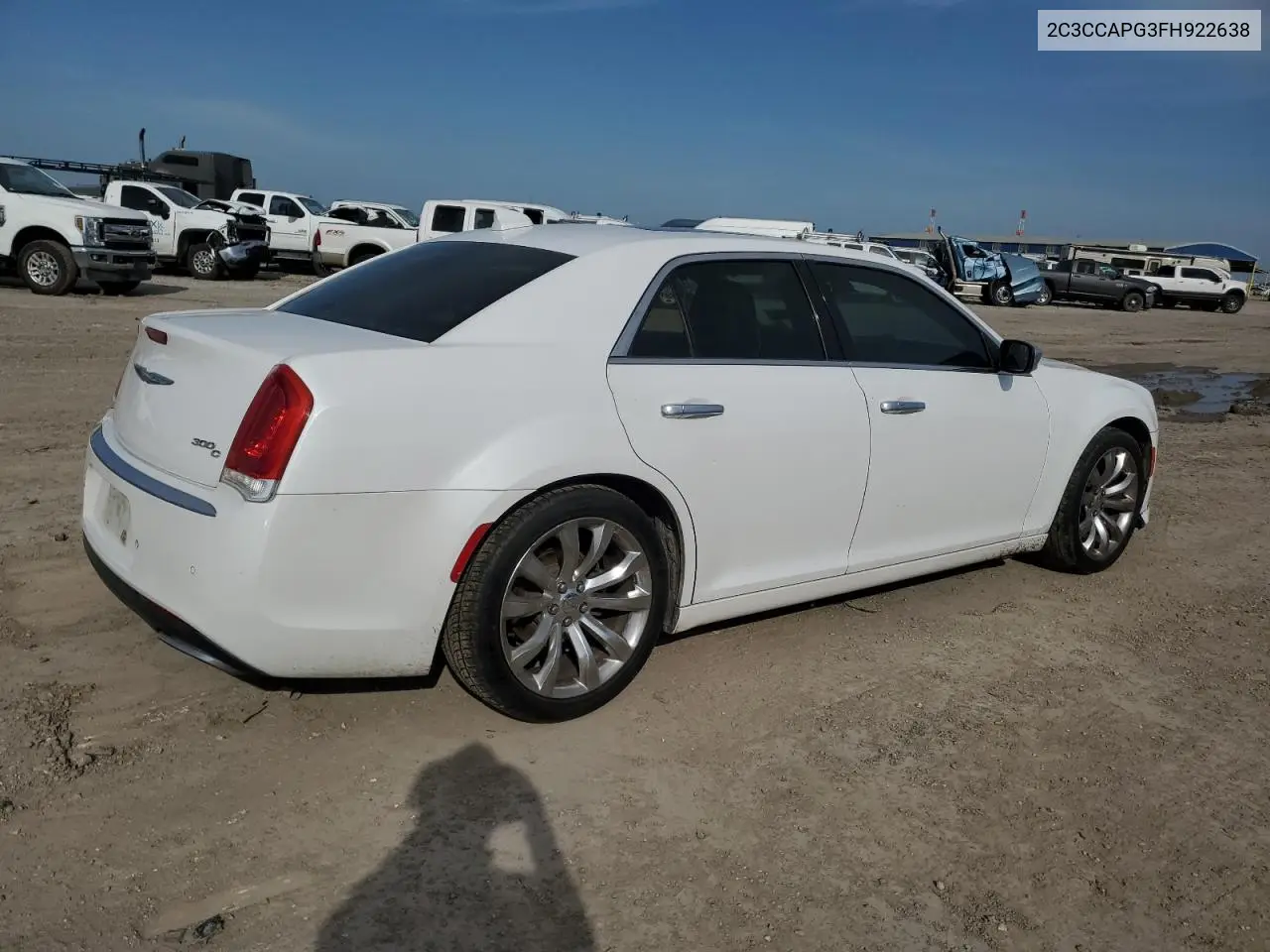 2015 Chrysler 300C Platinum VIN: 2C3CCAPG3FH922638 Lot: 56880235