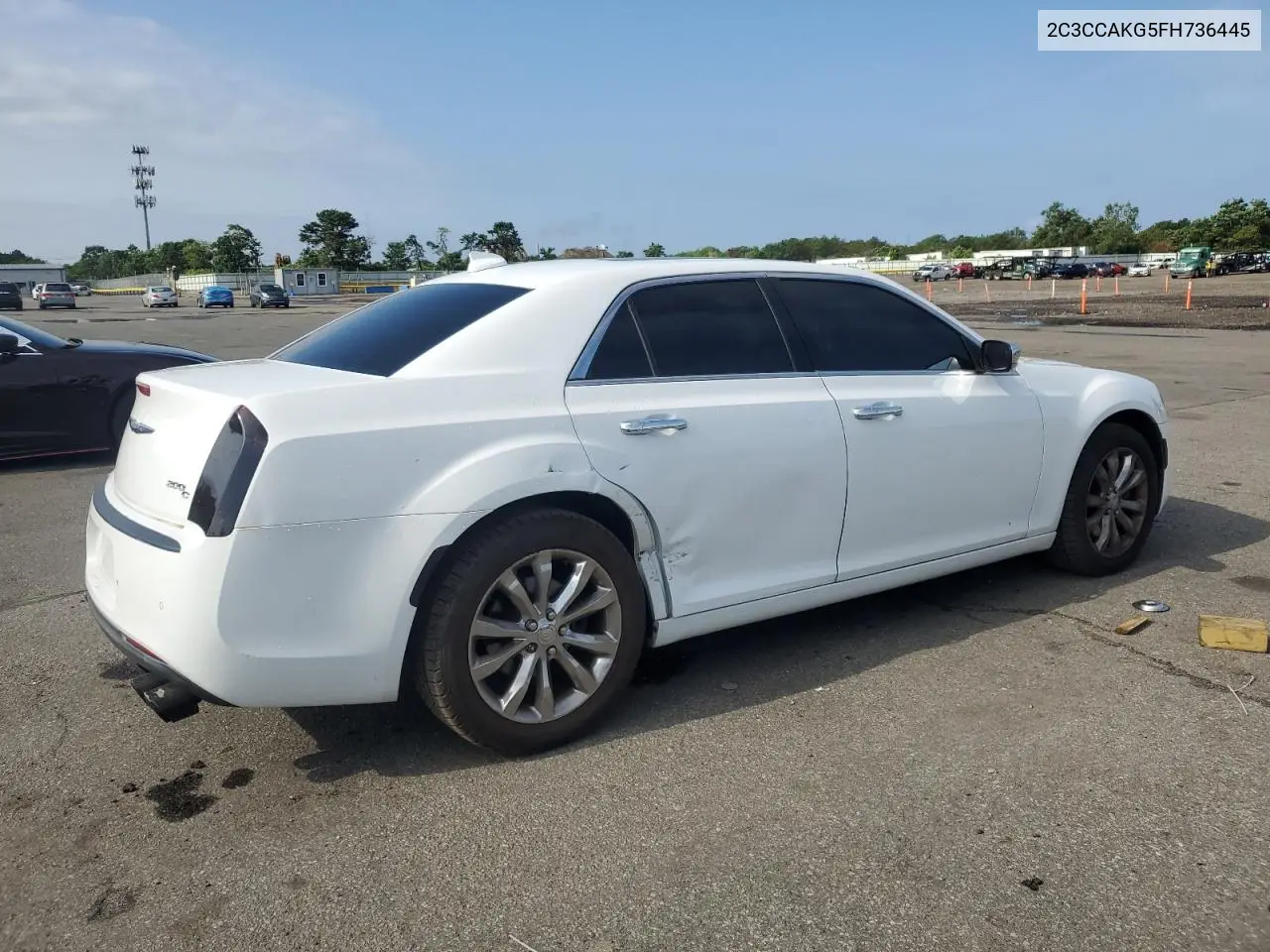 2015 Chrysler 300C VIN: 2C3CCAKG5FH736445 Lot: 62418855