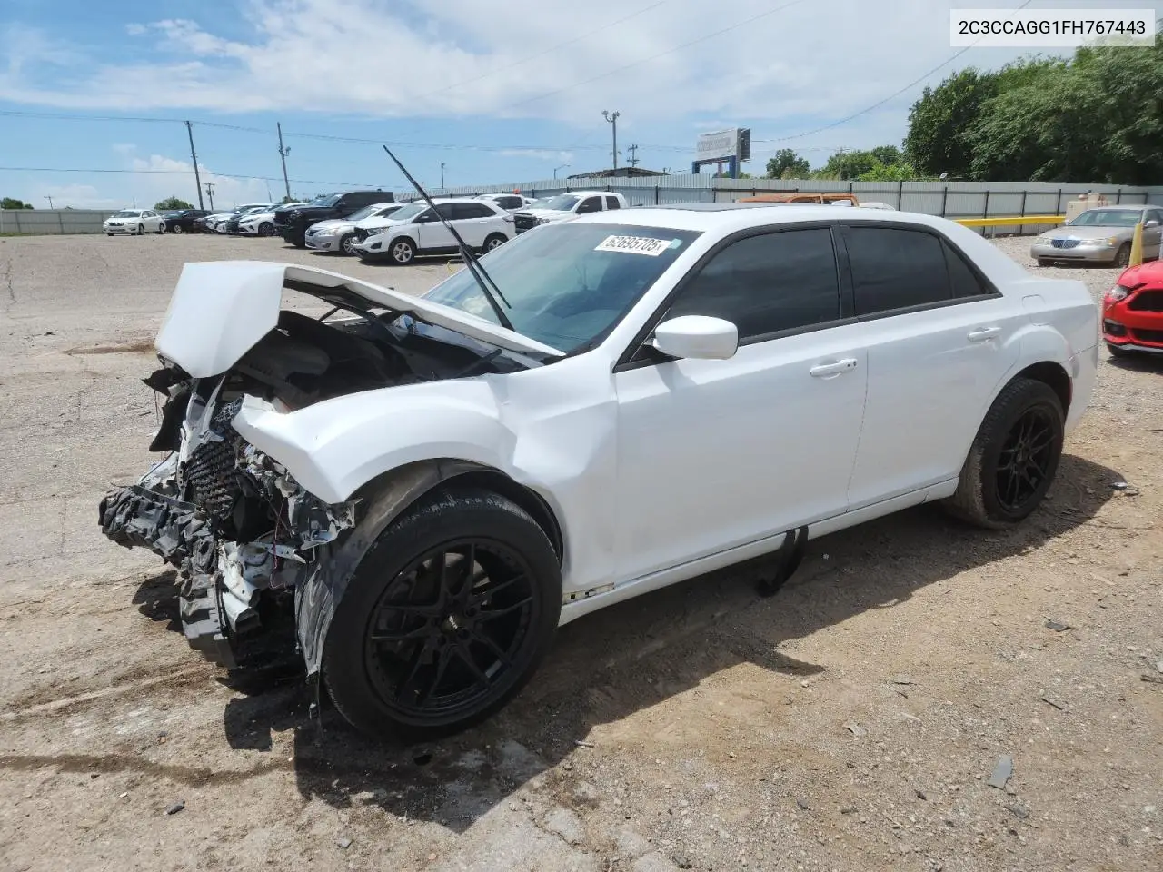 2015 Chrysler 300 S VIN: 2C3CCAGG1FH767443 Lot: 62695705