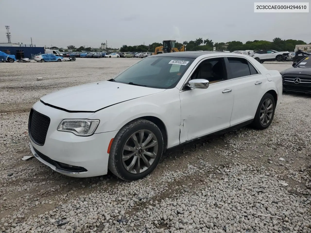2016 Chrysler 300C VIN: 2C3CCAEG0GH294610 Lot: 62855235