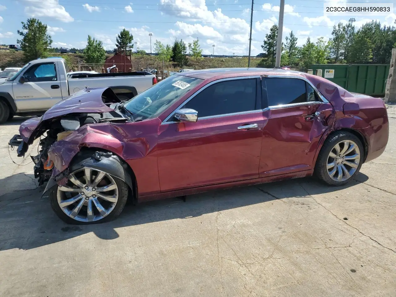2017 Chrysler 300C VIN: 2C3CCAEG8HH590833 Lot: 56763485