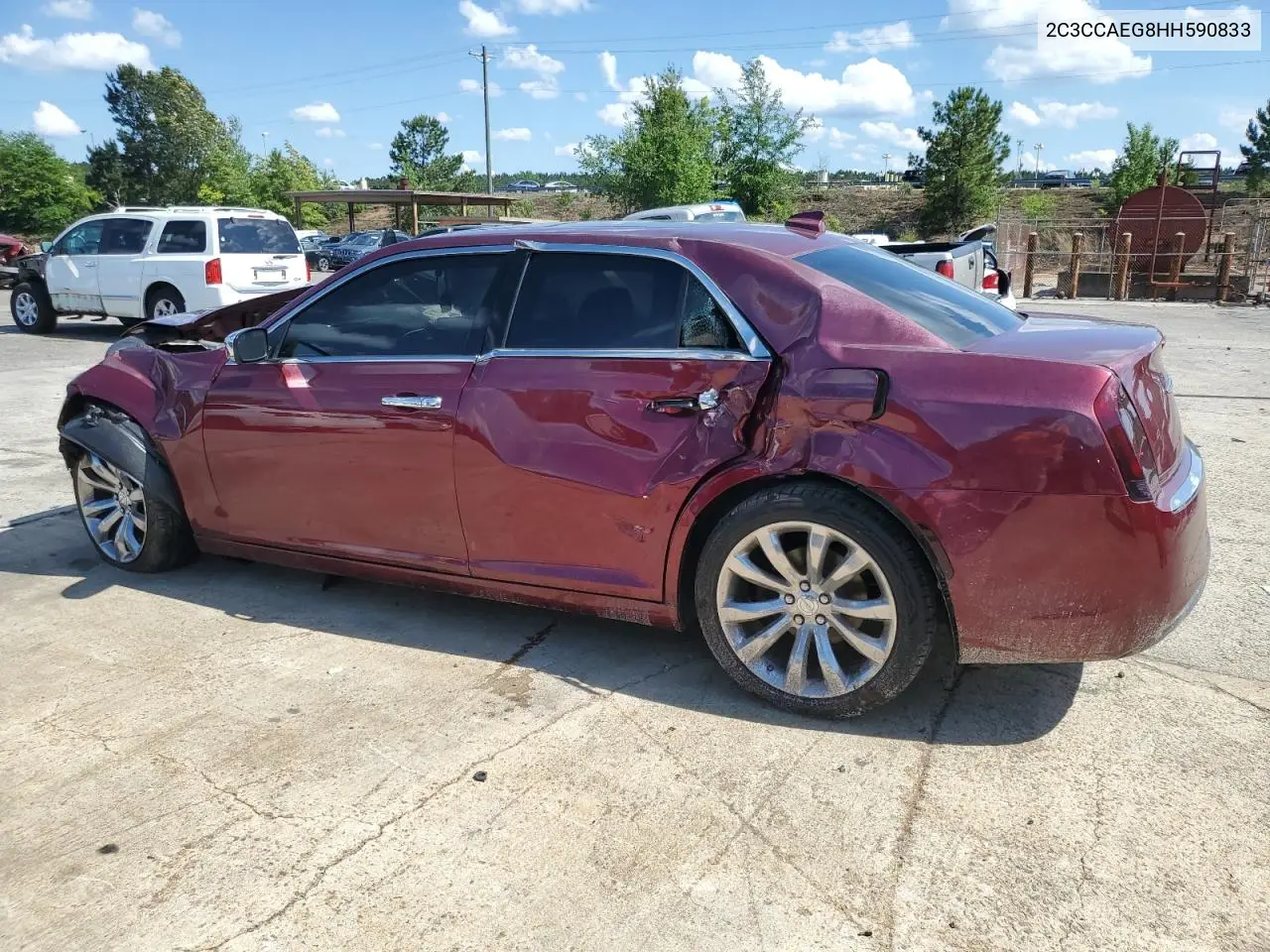 2017 Chrysler 300C VIN: 2C3CCAEG8HH590833 Lot: 56763485