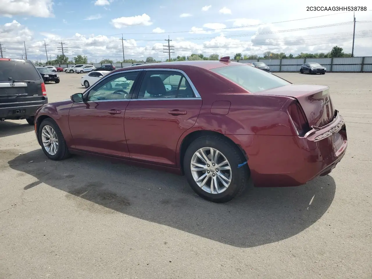 2017 Chrysler 300 Limited VIN: 2C3CCAAG3HH538788 Lot: 56954565
