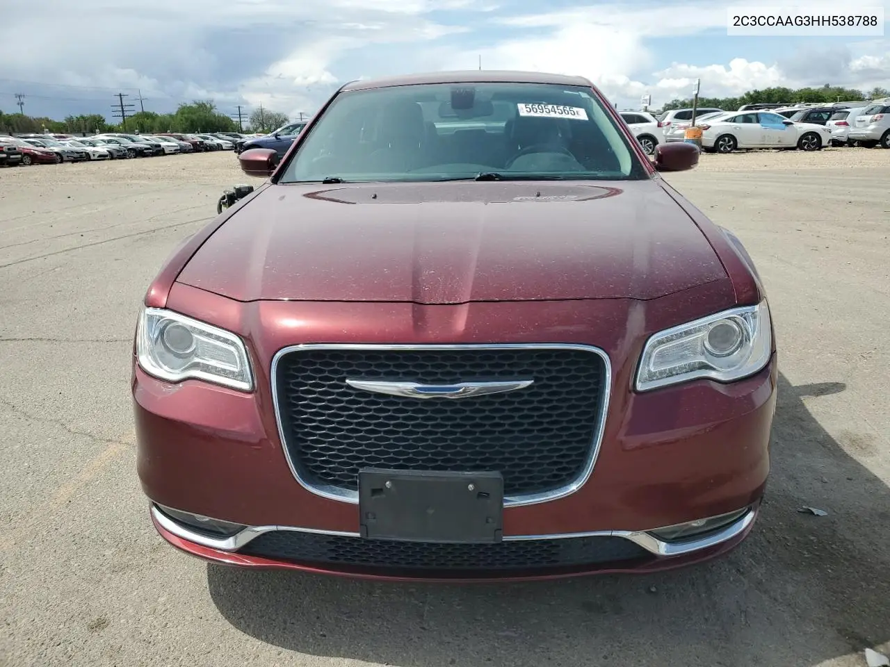2017 Chrysler 300 Limited VIN: 2C3CCAAG3HH538788 Lot: 56954565
