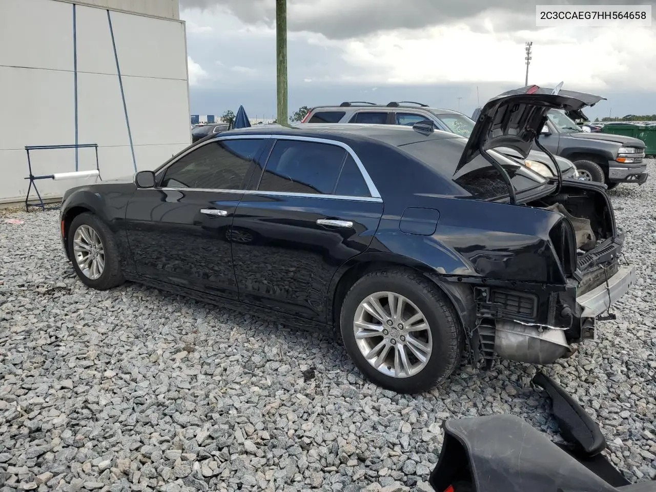 2017 Chrysler 300C VIN: 2C3CCAEG7HH564658 Lot: 62547235