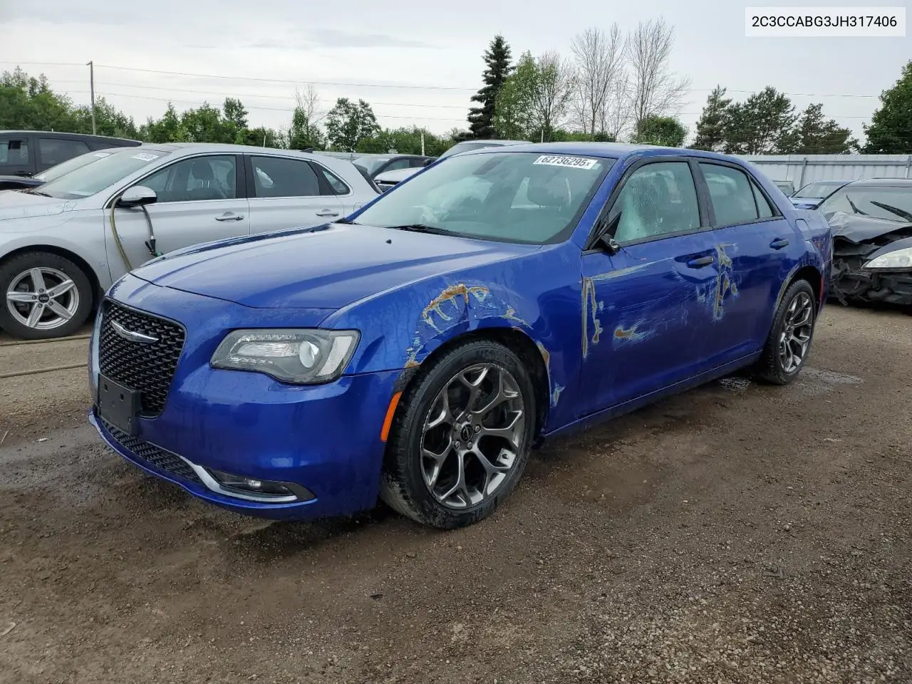 2018 Chrysler 300 S VIN: 2C3CCABG3JH317406 Lot: 62736295