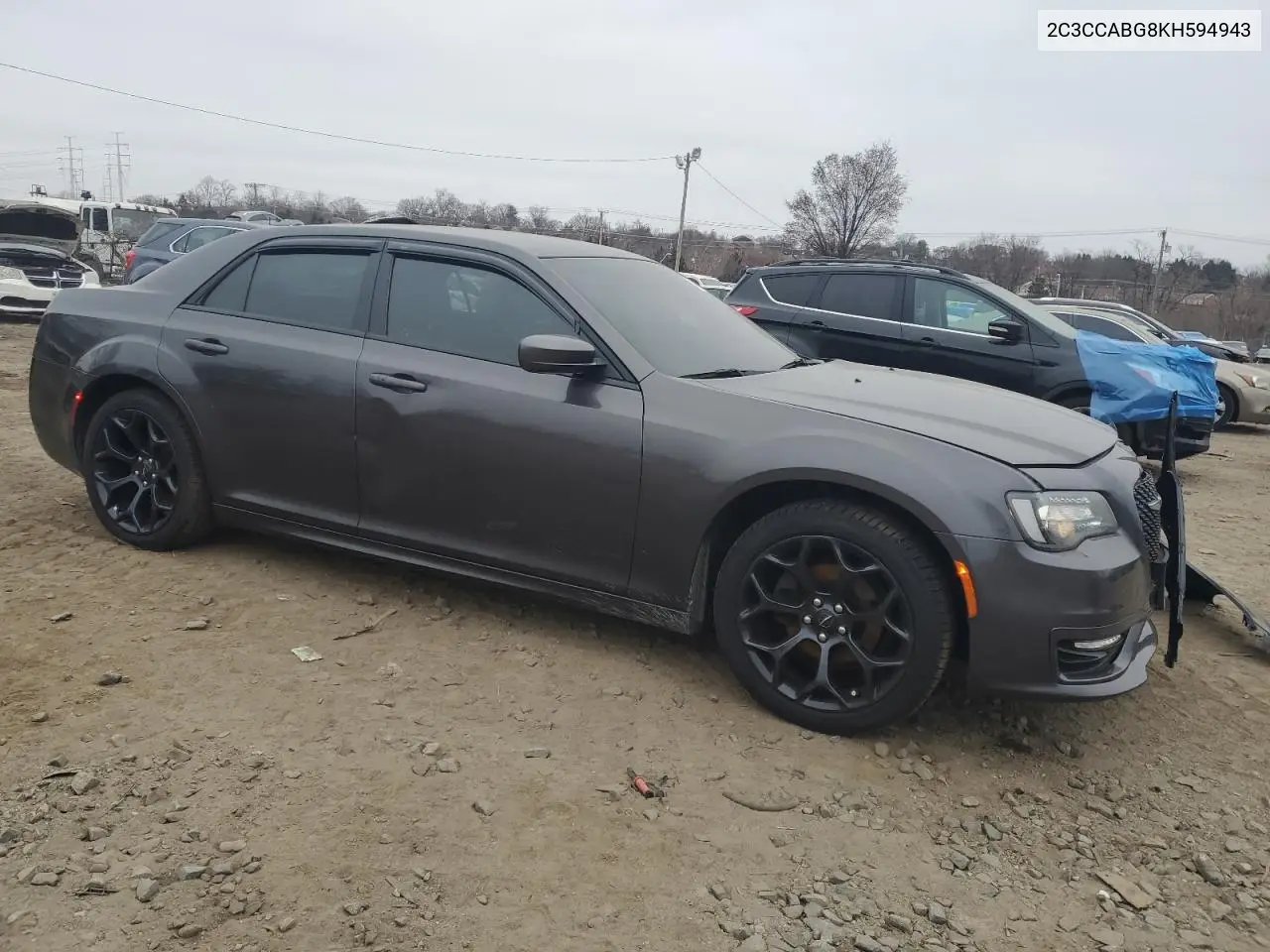 2019 Chrysler 300 S VIN: 2C3CCABG8KH594943 Lot: 49223225