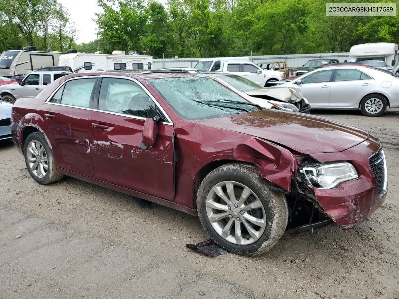 2019 Chrysler 300 Touring VIN: 2C3CCARG8KH517589 Lot: 56358395