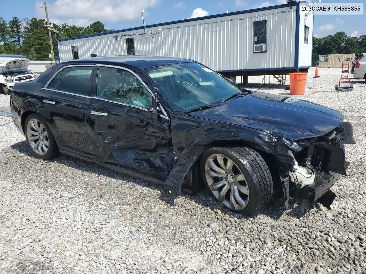 2019 Chrysler 300 Limited VIN: 2C3CCAEG1KH538855 Lot: 62732015