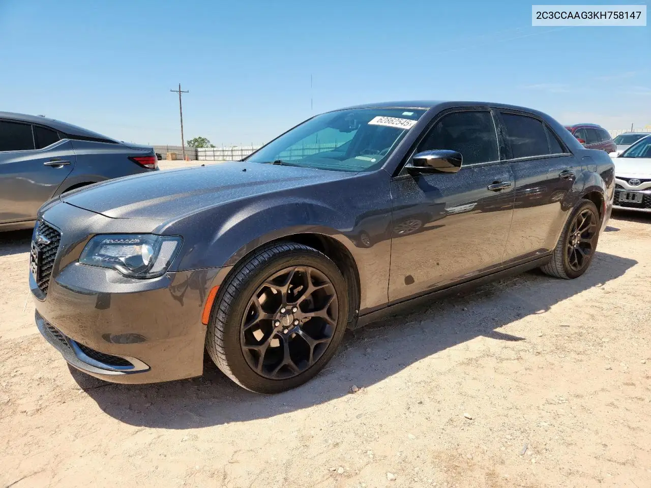 2019 Chrysler 300 Touring VIN: 2C3CCAAG3KH758147 Lot: 62862545